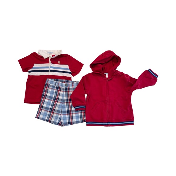 Janie and Jack All American Star Hoodie 2T - Picture 2 of 5